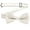 E066-Beige, variant on Classic Solid Color Bow Tie for Boys, Cute Bow Tie for School Uniform Shirts, Perfect for Back To School Season
