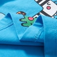 thumbnail image 7 of WOLLED Toddler Kids Baby Boys Cartoon T-Shirt Cute Animals Print Short-Sleeve Tops Pullover Casual Tee Shirt for 2-8 Years Old, 7 of 7
