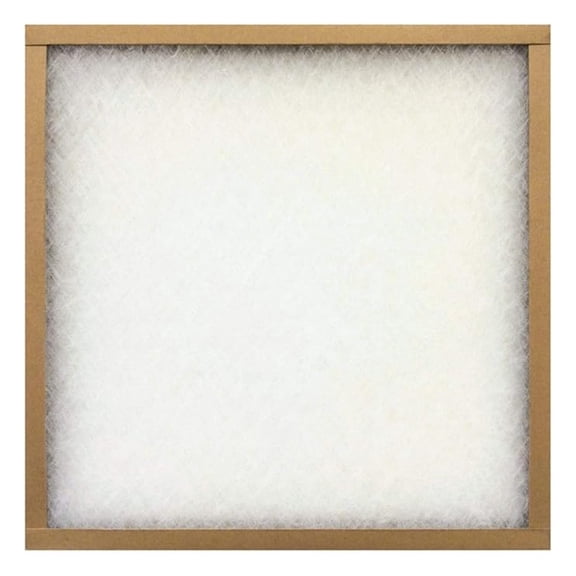 Percisionaire Ez Flow II Front Panel Filter MERV 4 - 16x16x1, 12-Pack - Air Filter Replacement for HVAC Systems