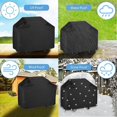 thumbnail image 5 of Housse de Barbecue à Gaz, 210d Imperméable Plancha Housse de Protection, TG, Sangle Réglable (145 * 61 * 117cm), 5 of 5