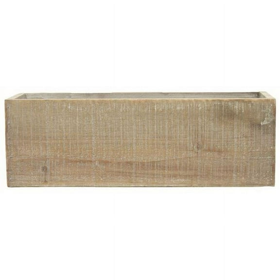 Brown Washed Wooden Crate