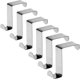 thumbnail image 1 of 6 Ganchos De Puerta De Acero Inoxidable, Reversibles Para Puerta Estándar Y Armario, Hasta 5 Kg, 1 of 5