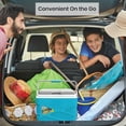 thumbnail image 4 of 10 Liter Insulated Cooler Lunch Box -portable Camping/picnic Hard -coolbox Keeps Cool For 48 Hrs. With Ice Retention-heavy Duty Beach  Grill Travel Tailgating Small, 4 of 9