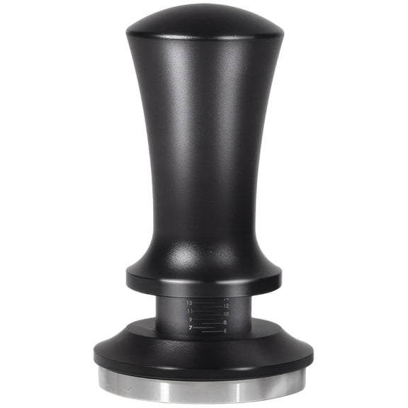 2.0 In / 51 mm Coffee Tamper, Spring Loaded Espresso Tamper with 304 Stainless Steel Flat Ripple Base, Constant Pressure, Self Leveling for Barista Coffee and Espresso