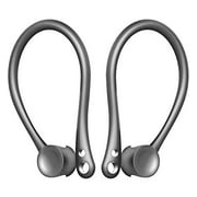 Single Pair EarHooks for AirPods, Anti-Lost Secure Earhook Holder Ear Attachment Loops for Apple AirPods 1 & 2 Earphone Earbuds Earpods (Grey)