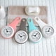 thumbnail image 2 of Reloj de pared con ventosa para baño, silencioso, impermeable y antivaho, azul, 1 unidad, 2 of 5