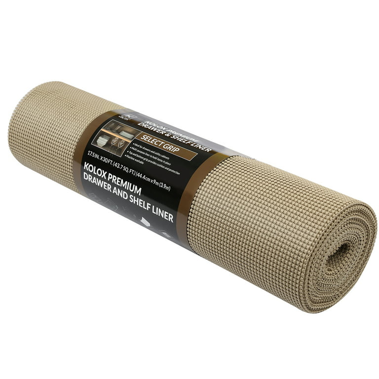 Drawer and Shelf Liner, Non Adhesive Roll, 17.5 Inch x 30 FT