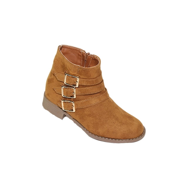 BOTIN CASUAL VESTIR LEON NIÑA CAFE GAMUZA 2061 LEON 2061p