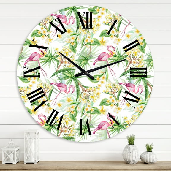 Designart 1 in Modern,Contemporary Wall Clock