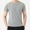 Gray, variant on Men's Short Sleeve Moisture Wicking T-Shirts Breathable Spliced Elastic Top Athletic Workout T-Shirt