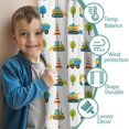 thumbnail image 3 of Blackout Kids Curtains,Cartoon Construction Vehicles Trees Childrens Insulated Curtains Set Of 2,Bedroom Essentials,Toddler Room Decor 42"x54", 3 of 5