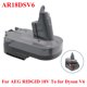 thumbnail image 1 of Para AEG RIDGID Batería Li-Ion de 18V Convertida a para Dy*son V6 Li-Ion Battery Battery Adaptador de Reemplazo, 1 of 7