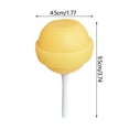 thumbnail image 3 of Silicone Molds Lollipop Popsicle Molds, Lollipop Molds,Each Lollipop Comes With A Small Stick, 3 of 3