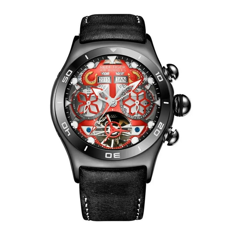 Reef tiger shop skeleton watch