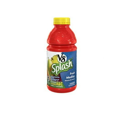 Fruit Splash - 12 PACKS : V8 Splash Fruit Medley, 16 fl oz