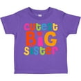 thumbnail image 3 of Inktastic Cutest Big Sister Girls Toddler T-Shirt, 3 of 5