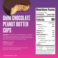 thumbnail image 4 of SkinnyDipped Dark Chocolate Peanut Butter Cups, 3.17 oz, 4 of 11