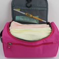 thumbnail image 6 of Retro Creative Simple Solid Color Nylon Fashion Storage Bag Waterproof Cosmetic Bag Travel Toiletry Bag Makeup Case NAVY BLUE, 6 of 8