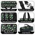 thumbnail image 3 of Teacher Tote Bag,Black Cartoon Space Dinosaurs Pattern Teacher Utility Tote Bag,Large Work Tote Bags for Women with Multiple Pockets,Top Zipper Closure,13.8x10.6x6.7 Inch, 3 of 5
