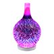thumbnail image 3 of Difusor De Aroma De Vidrio 3D, Humidificador De Aire De Aceite Esencial Ultrasónico De Fuegos Artificiales, Lámpara De Noche Led Colorida Para Dormitorio, Sala De Estar, Hogar Y Oficina Eigraketly HA025127-02, 3 of 7