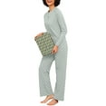 thumbnail image 2 of MINTREUS Couple Pajama Sets Soft PJs Sets for Couples/Women/Men Matching Sleepwear with Pockets, 2 of 6