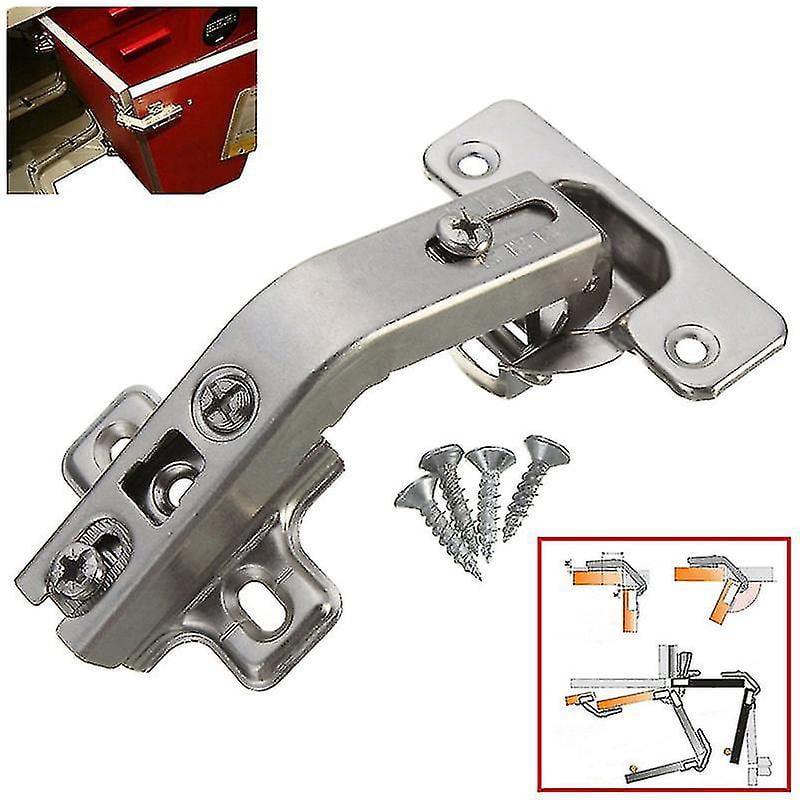 At 135 Degree Corner Folded Cabinet Door Hinges Face Frame Soft Close Half Overlay Kitchen Shytmv