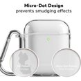 thumbnail image 3 of AirPods Case, IBAOLEA Silicone Protective Shockproof Case Cover Skins with Keychain Compatible with IBAOLEA AirPod 2 and 1, Navy Blue [Front LED Visible] Clear, 3 of 5