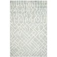 thumbnail image 4 of Safavieh Casablanca Shag 8' X 10' Hand Tufted Rug in Blue and Ivory, 4 of 7