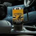 thumbnail image 3 of Football Tumbler Cup - Football Gifts for Men Women - 40 OZ Insulated Stainless Steel Coffee Cup with Lid and Straw, 3 of 6
