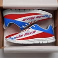 thumbnail image 3 of Puerto Rico Shoes Men Women Running Tennis Shoes Breathable Casual Puerto Rico Flag Sneakers White Size 4.5, 3 of 5