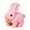 B, variant on Cute Rabbit Toy with Carrot Interactive Electronic Pet Toys Rabbit Walks and Squeaks,Easter Plush Stuffed Rabbit Toys Walking Rabbit Educational Toy for Kids