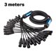 thumbnail image 2 of Cable de Extensión de Audio Profesional Multimedia de 12 Canales, XLR, de 3 Pines, Macho A Hembra, de Snake Cable, de 3 Metros, 2 of 5