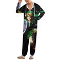 thumbnail image 2 of The Legend of Zelda Women Men Pajamas Zipper Onesie Jumpsuit Hooded One Piece Sleepwear, 2 of 8