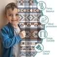 thumbnail image 3 of Blackout Kids Curtains,Boho Bohemia Geometric Line Art Childrens Insulated Curtains Set Of 2,Bedroom Essentials,Toddler Room Decor 42"x84"(106x213cm), 3 of 4