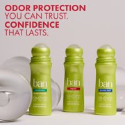 Ban Invisible Roll-on Antiperspirant and Deodorant for Women and Men, Regular Scent, 3.5 fl oz