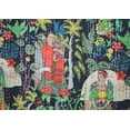thumbnail image 3 of Indian Handmade Cotton Kantha Quilt Vinatge Blanket Quilt Frida Kahlo Print Kantha Bedding Throw Bohemian Bed Cover Kantha Gudari, 3 of 3