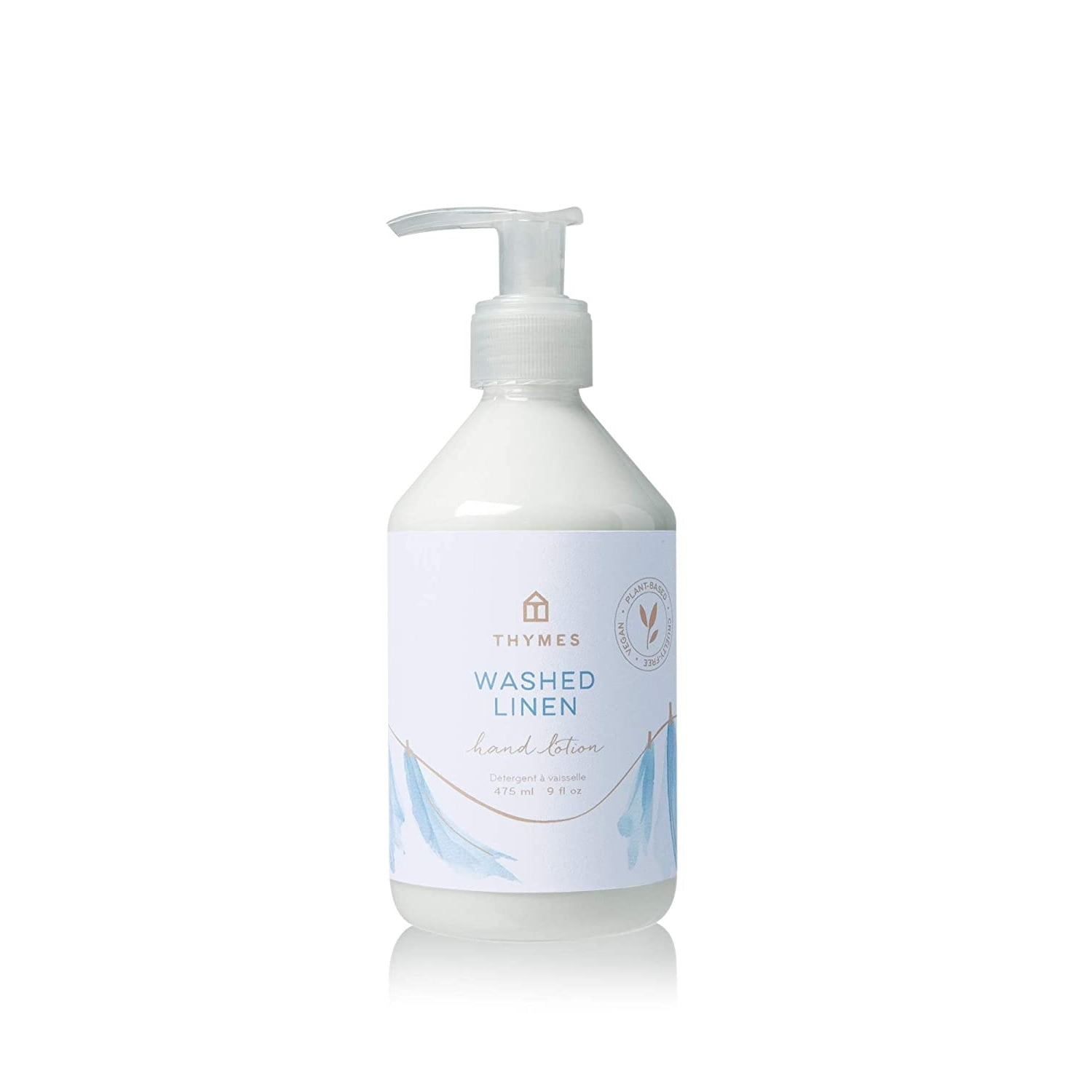 Thymes Washed Linen Hand Lotion 9 oz