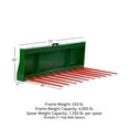 thumbnail image 2 of Titan Attachments 72" Hook and Pin Tine Fork Bucket with Ten 39" C1 Hay Spears, 2 of 10
