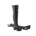 thumbnail image 5 of Dream Apparel Motorcycle Riding Boots for Women Ladies Knee High Boots Leather Boots Black Adult, 5 of 8