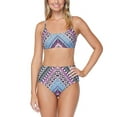 thumbnail image 2 of Raisins BLACK MULTI Wild About You High-Waist Florida Swim Bottom, US Large, 2 of 2