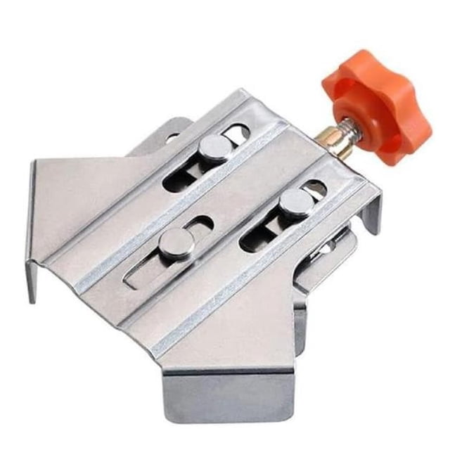 HOZADOIE Angle Fixation à Droit Fournitures de Bureau Clip à Angle Droit en Acier Inoxydable pour Menuiserie Clip à 90 Degrés pour Cadre Photo Clip pour Cadre Installation de Garde-Robe Clip pour Menuiserie