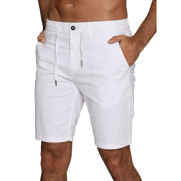 chino shorts white