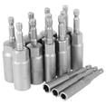 thumbnail image 2 of 14Pcs Hexagonal Sockets Set, 6-19mm Deep Socket Adapter Kit Hex Nut Driver Bits Set Quick Change Nut Setter, 2 of 8