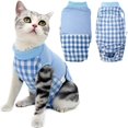 thumbnail image 1 of Cats Recovery Suit for After Surgery Protecting Anti-Licking Wound Clothes for Kitten Professional Cat Recovery Suit Pet Wear E-Collar Substitute, 1 of 4