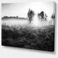 thumbnail image 2 of Rural Meadow in Mist - Landscape Canvas Art Print, 2 of 4
