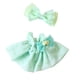 thumbnail image 4 of Lindo traje de muñeco de peluche, juguete de peluche, ropa hecha a mano, juego de simulación para niños, muñeco de peluche verde, 4 of 9