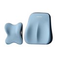thumbnail image 3 of Cojín genérico para el respaldo del coche, soporte lumbar y almohada para el cuello del coche, cojín para el asiento Azul, 3 of 9