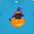 thumbnail image 4 of Inktastic Halloween Cat, Black Cat, Witch Hat, Pumpkin Boys or Girls Baby T-Shirt, 4 of 5