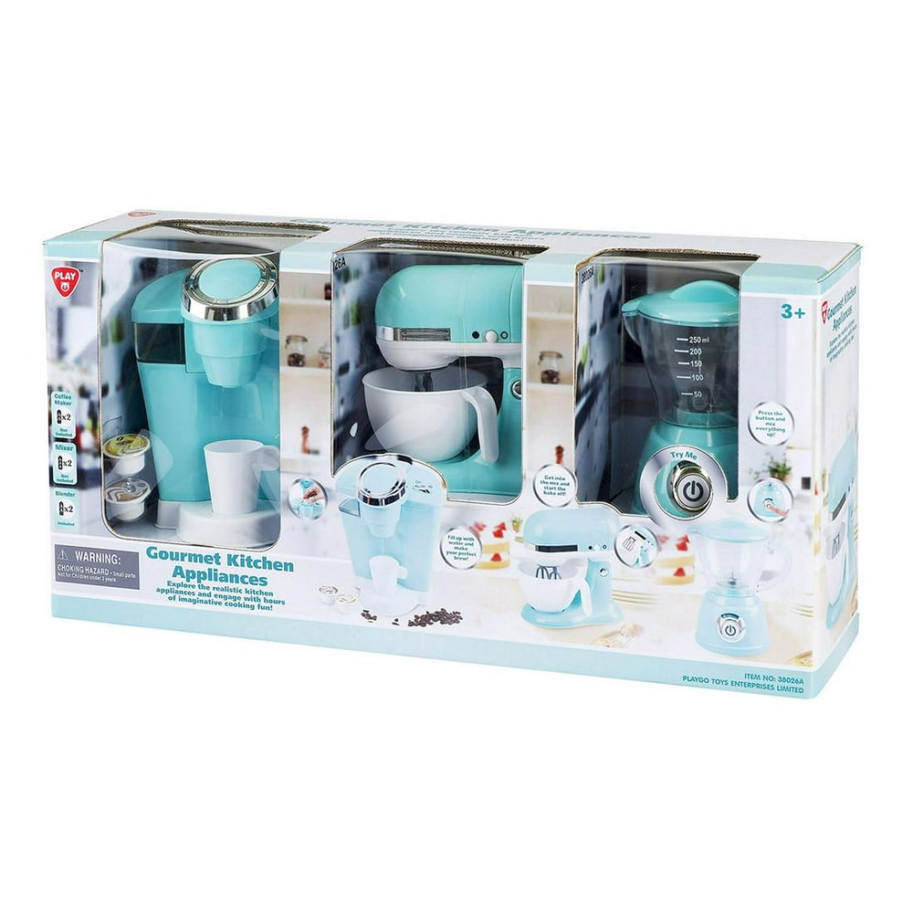 Playgo Perfect Kitchen Appliance Trio Play Set Blue