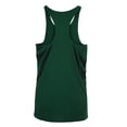 thumbnail image 4 of WAVSUF Tall Big Mens Bodybuilding Sleeveles Solid Color Tank Tops Round Neck Pullover Army Green Size 2XL, 4 of 5